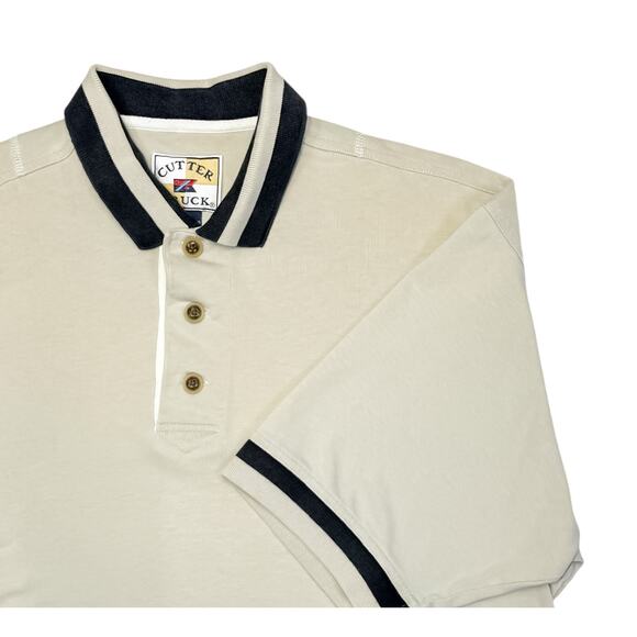 Cutter & Buck Tan Polo Shirt - Men’s Large, Classic Fit - Picture 7 of 9